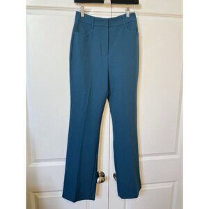 Oak  Fort Pants Womens 4 Blue Flared Split Hem Trouser Pants